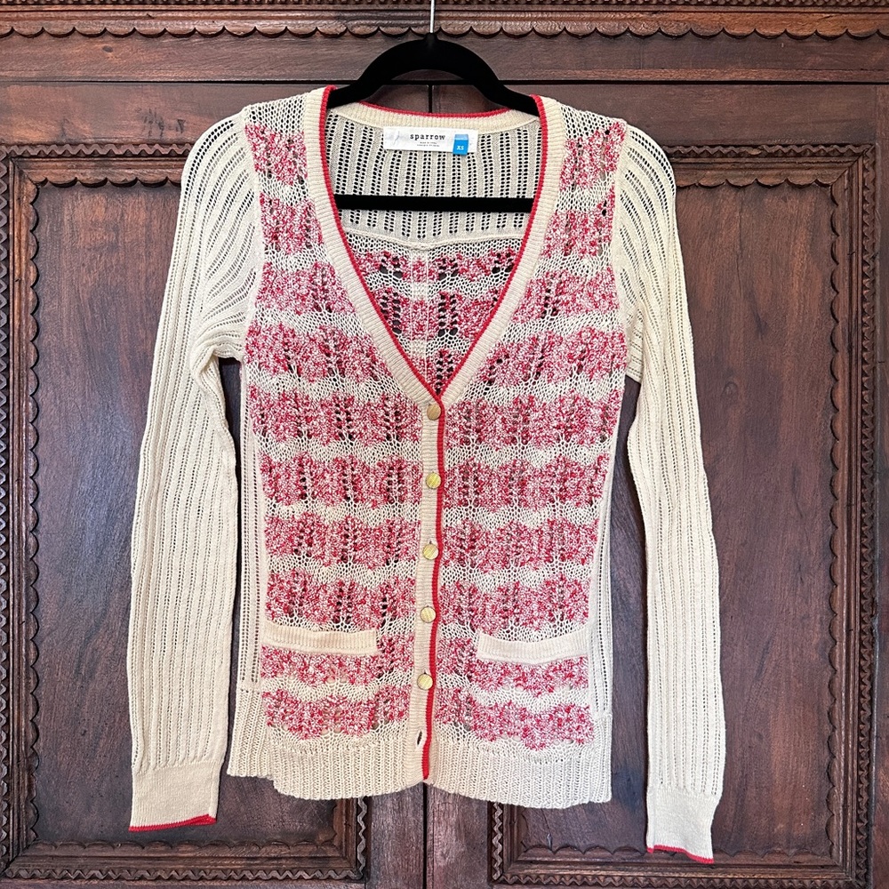 Sparrow (Anthropologie) knit sweater cardigan. Size xs